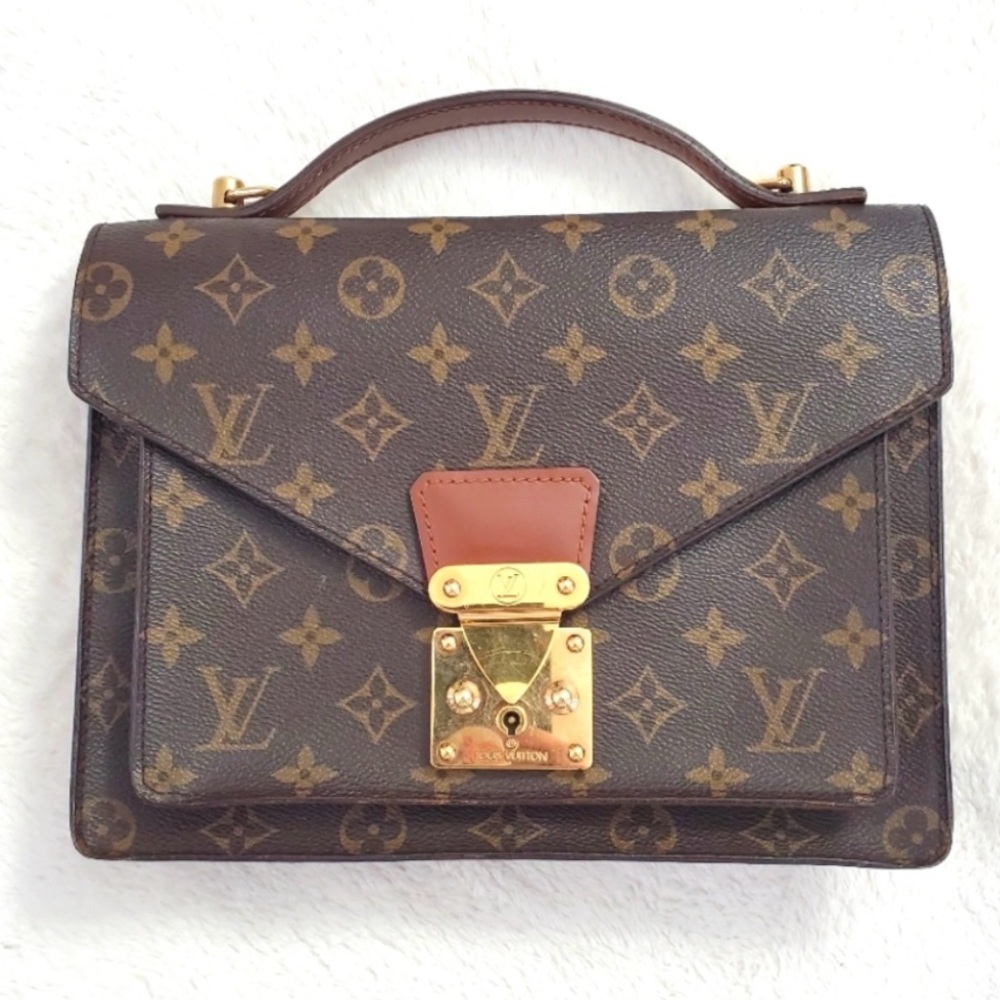 Louis Vuitton Monceau Handbag Monogram Canvas